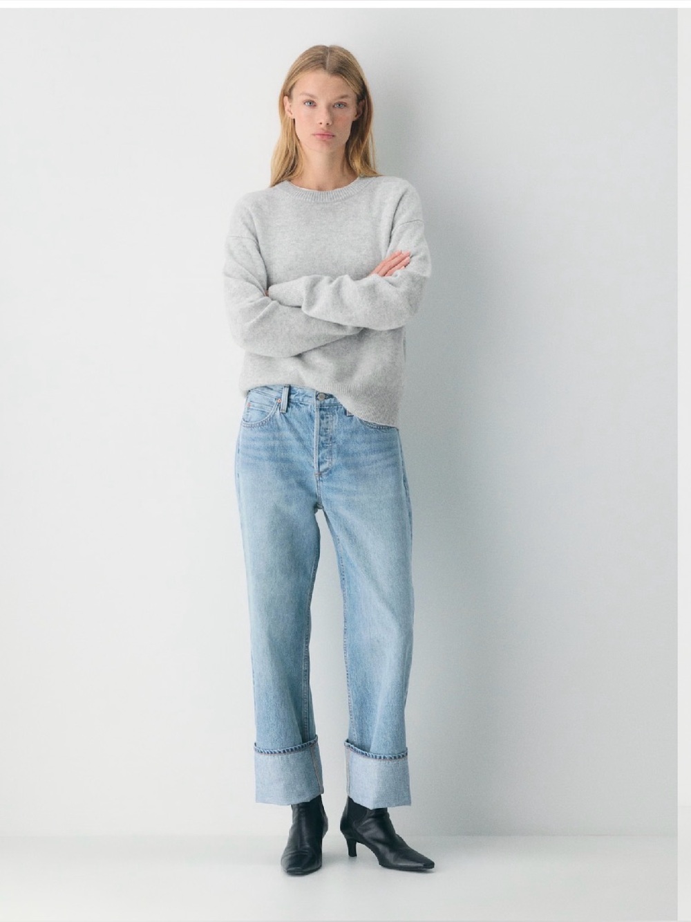 Denim Forum The '90s Vintage Lo-Rise Straight Jean